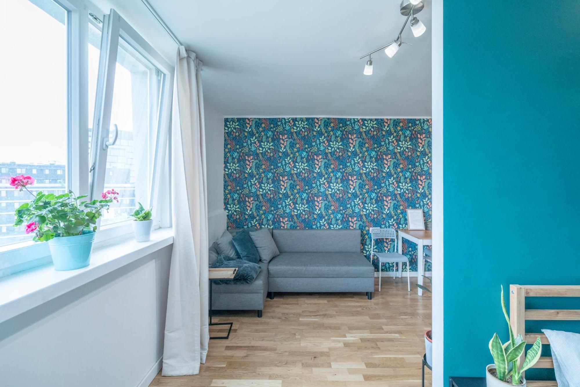 Green Studio In The City Center Of Wrocław Exterior foto