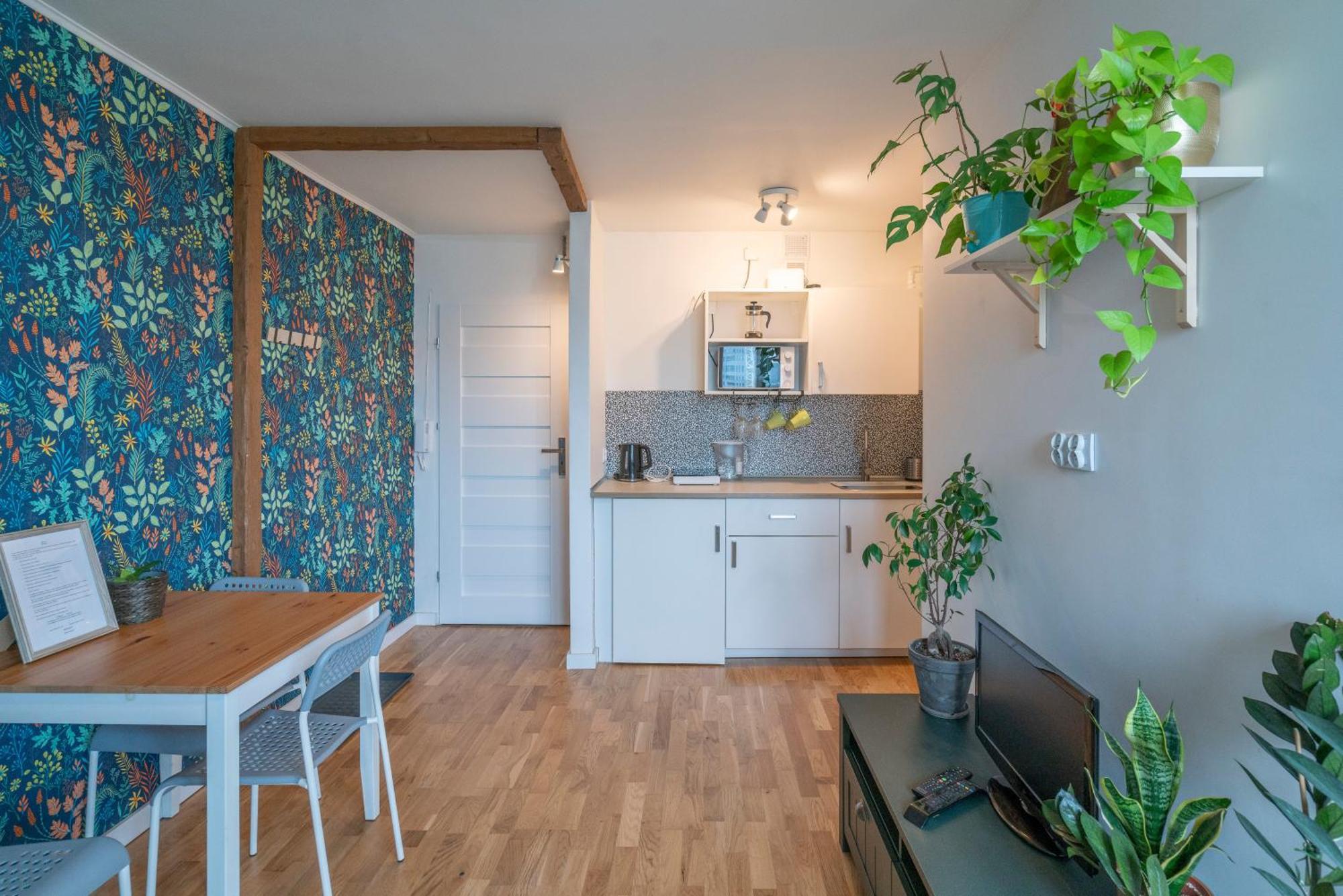 Green Studio In The City Center Of Wrocław Exterior foto